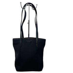 Vintage Coach New York Black Neoprene Tote Shoulder Bag A9Y-6201 Y2K